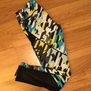 Zella leggings with mesh cutouts